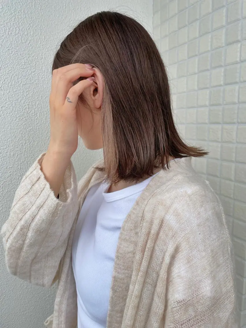 ミディアム カラー カット ヘアカラー トリートメント ヘアセット メンズ特化 パーマ/オザワのヘアスタイル