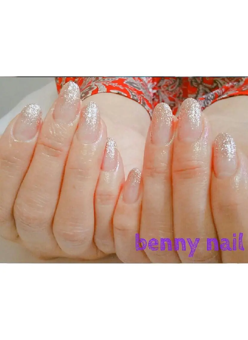 ネイル ゴールド ピンク ハンドネイル 最終受付23時半 benny nailのネイルデザイン