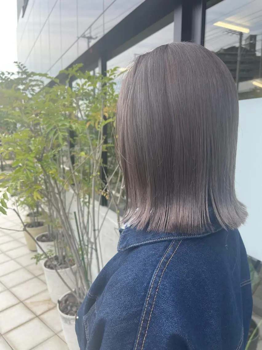 ショート カラー グレージュ ダブルカラー /まつ毛パーマ🎀のヘアスタイル