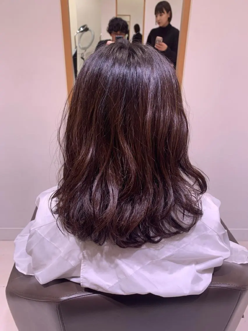 ミディアム カラー グレージュ Hitotose代表 中島和樹のヘアスタイル