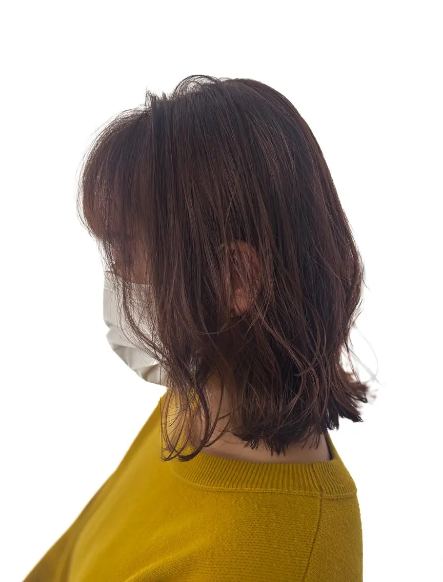 セミロング カラー Atem ☀️大町店のヘアスタイル
