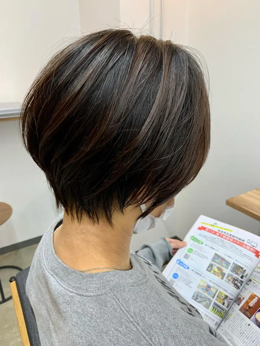 ショート ショートヘア ショート特化✂︎門脇 ~広がらない髪へ~のヘアスタイル