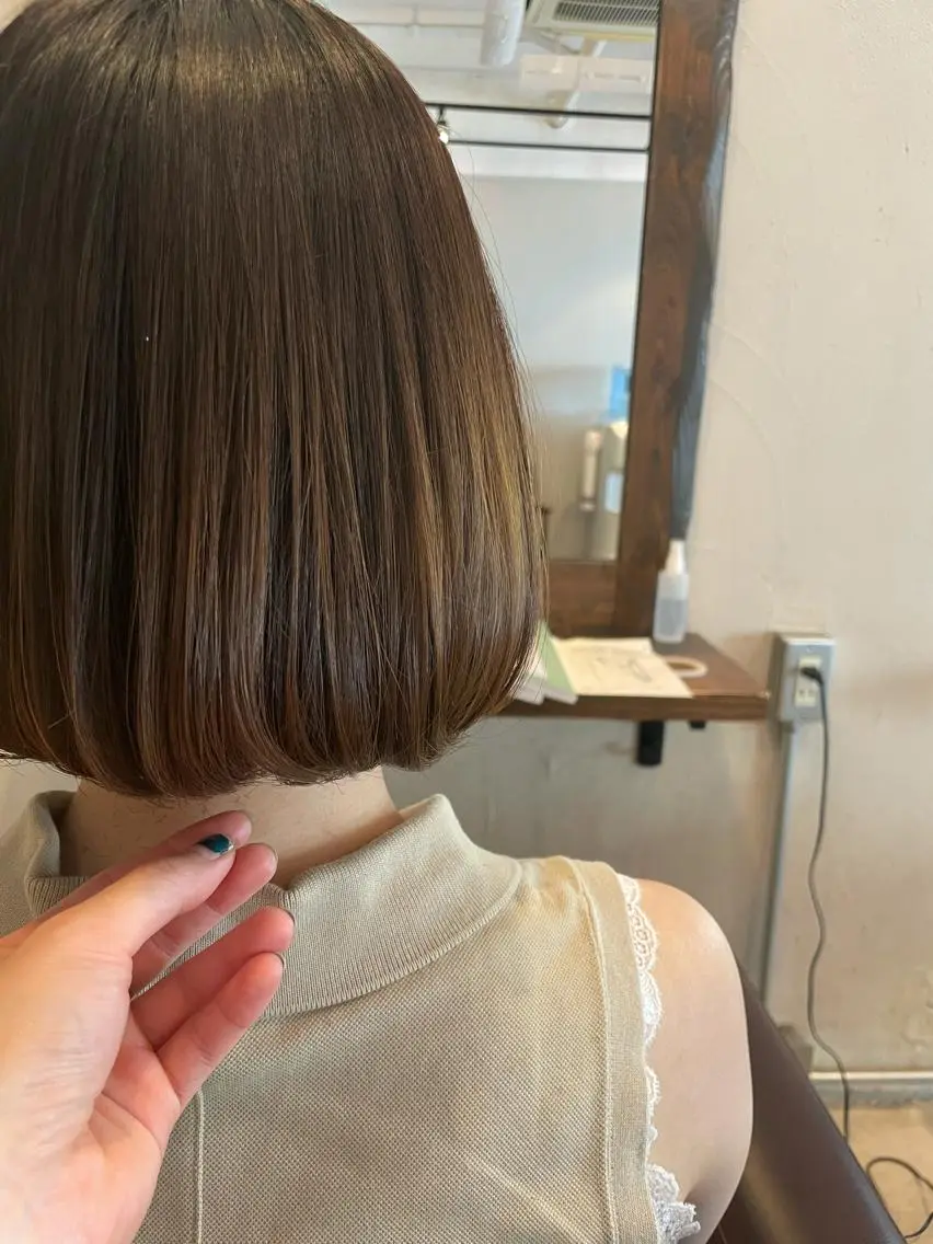ショート minatsu 東京の技術を京都でのヘアスタイル