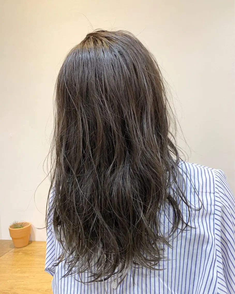 ロング ヘアカラー トリートメント ヘッドスパ ヘアセット 大宮/山口 竣也のヘアスタイル