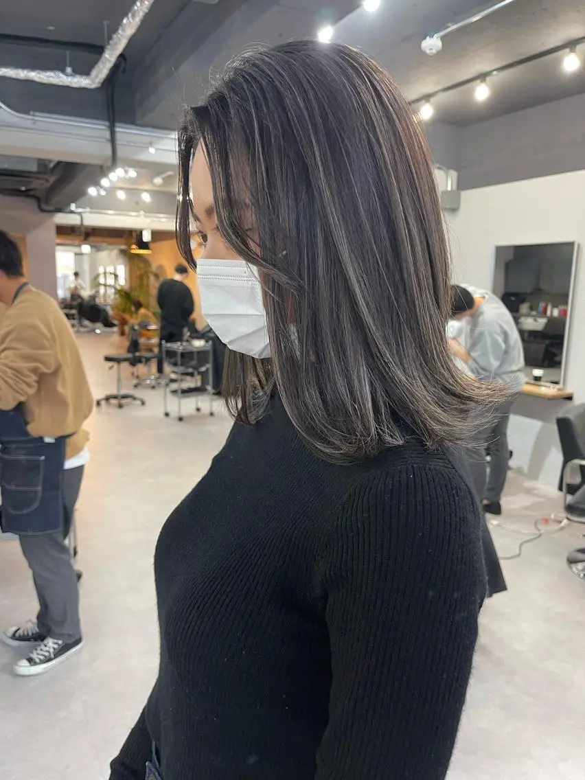 ミディアム カラー ヘアカラー トリートメント Reb_keiji 👑小倉圭司のヘアスタイル