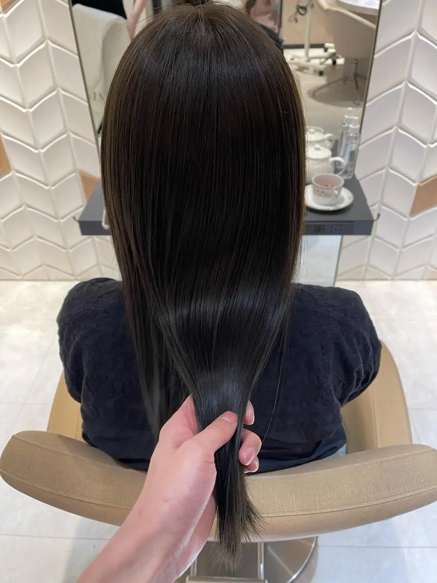 ロング カラー 髪質改善 トリートメント 🫧美髪縮毛矯正 🫧SEKIのヘアスタイル