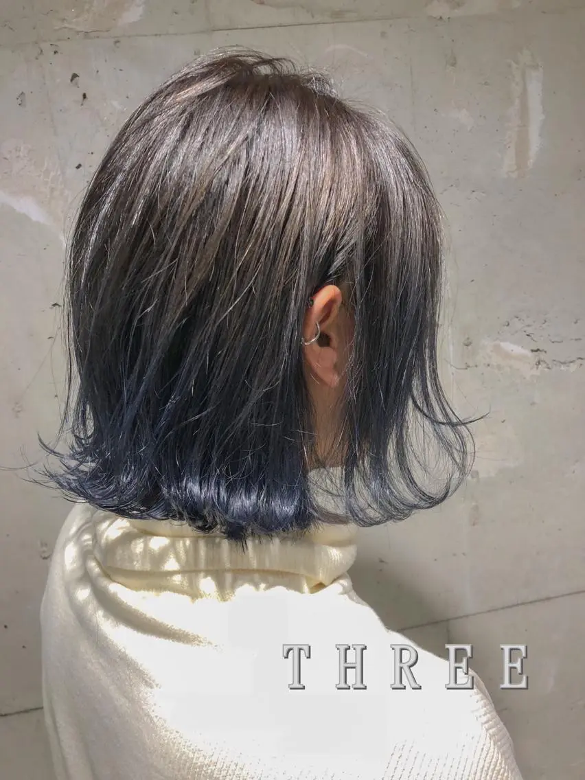 ショート カラー パーマ ヘアアレンジ kenta GATTACAのヘアスタイル