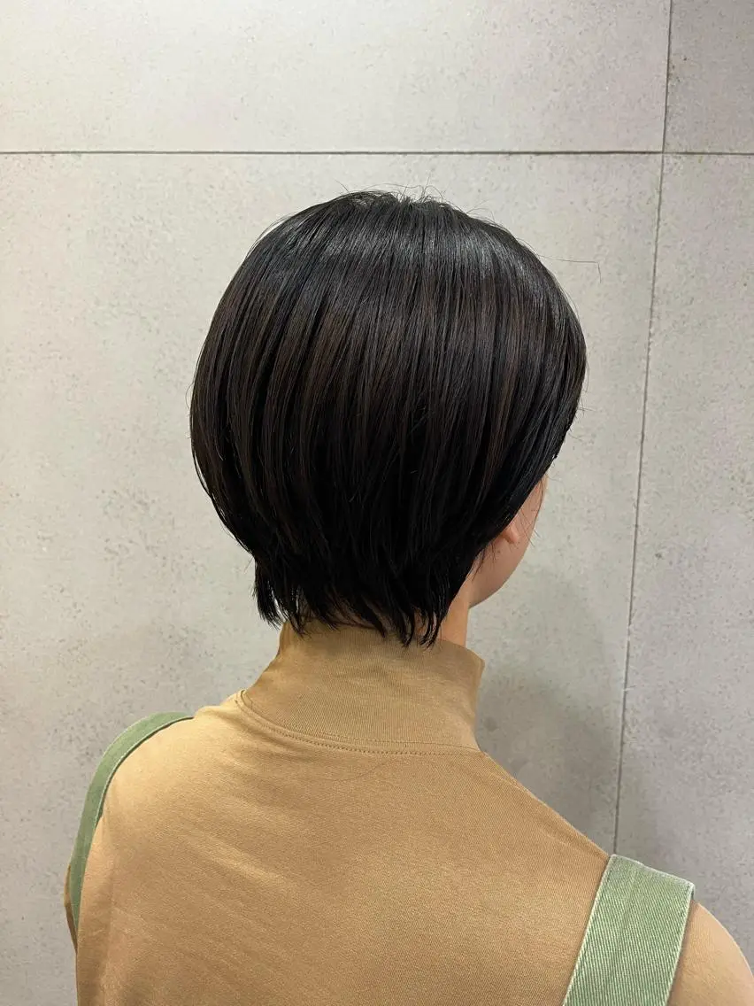 ショート ショートヘア おせ ちさとのヘアスタイル