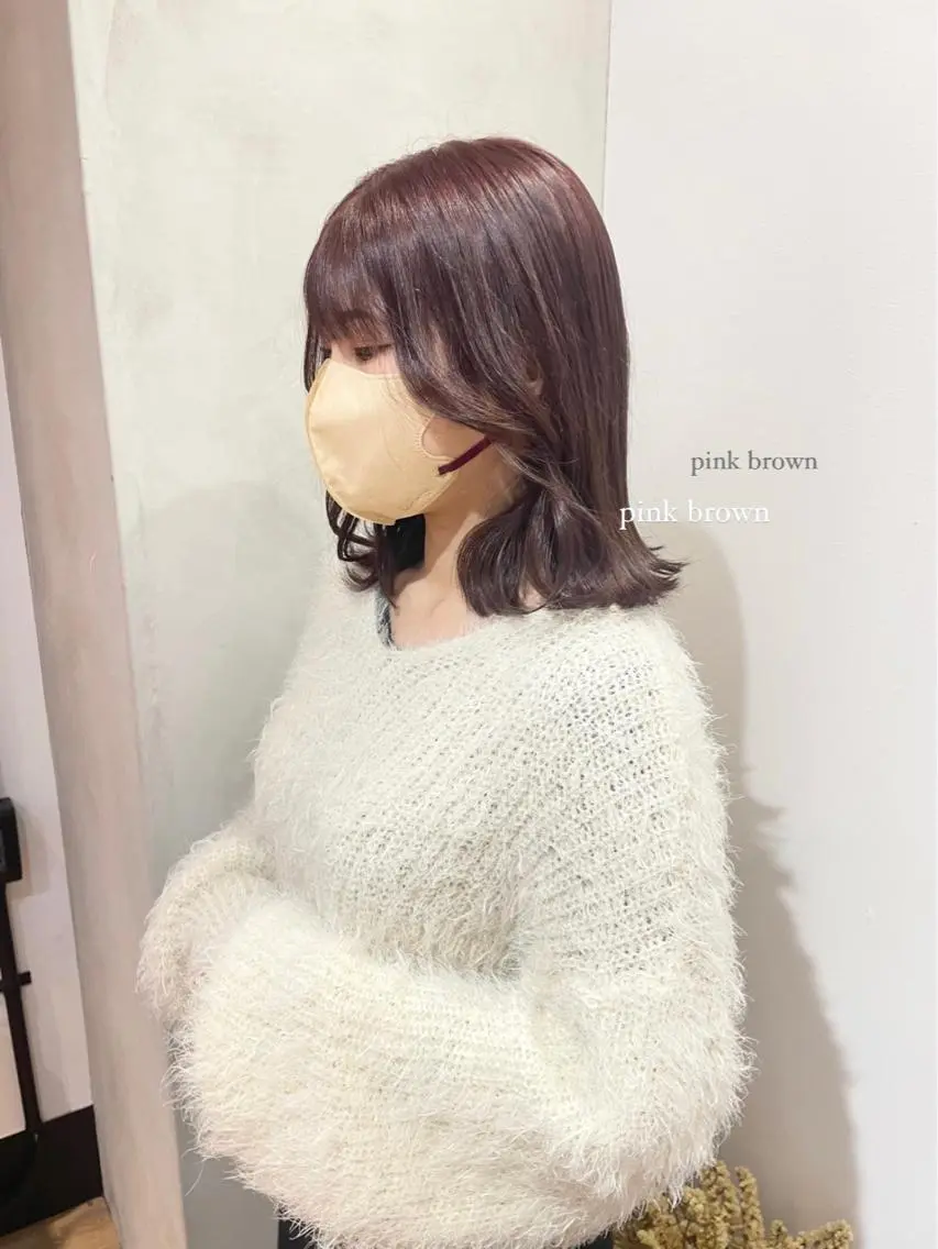 ロング パーマ ヘアアレンジ キッズ ネイル マツエク・マツパ アイブロウ ブラウン ヘアカラー トリートメント Himawari♡ 柔らかいカラーのヘアスタイル