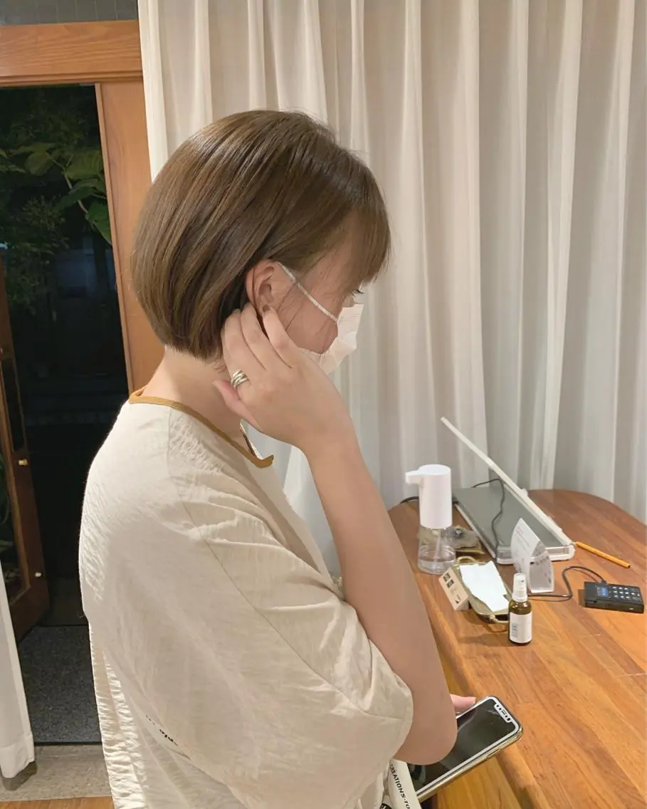 カラー 透明感カラー オリーブカラー 杉山 憂人のヘアスタイル