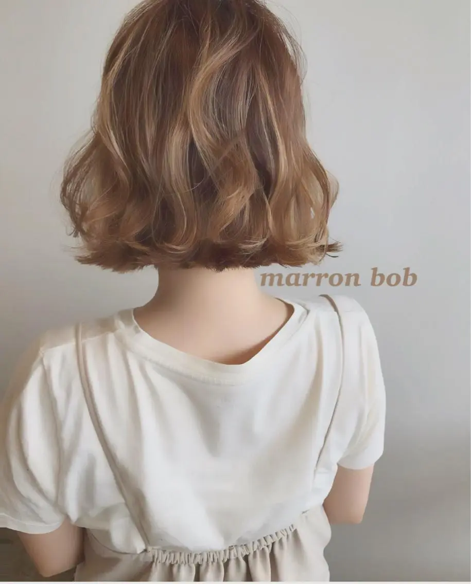 ミディアム カラー ヘアアレンジ topstylist 芳賀みなみのヘアスタイル