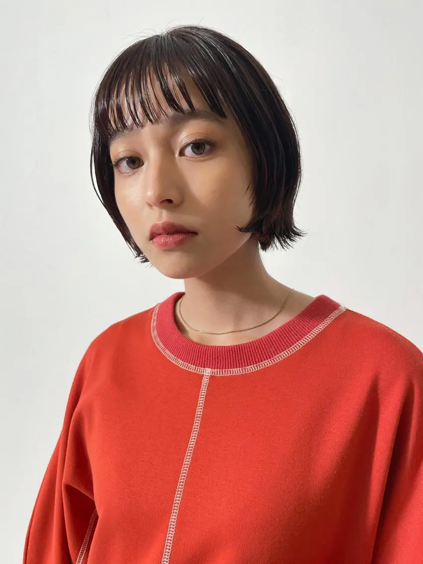 ショート ボブ ワイドバング いまだけ募集✨ 森下優也のヘアスタイル