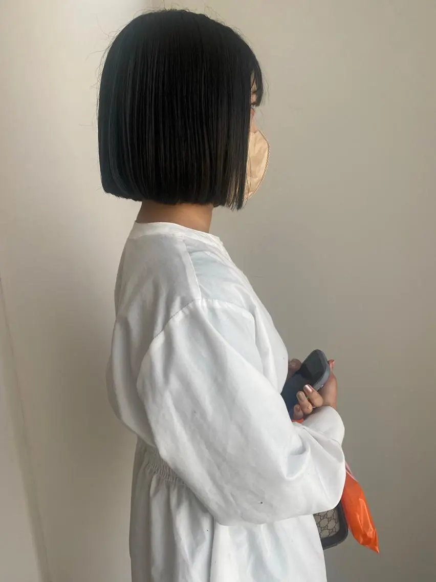 ミディアム 艶カラー　宮﨑 蒼のヘアスタイル