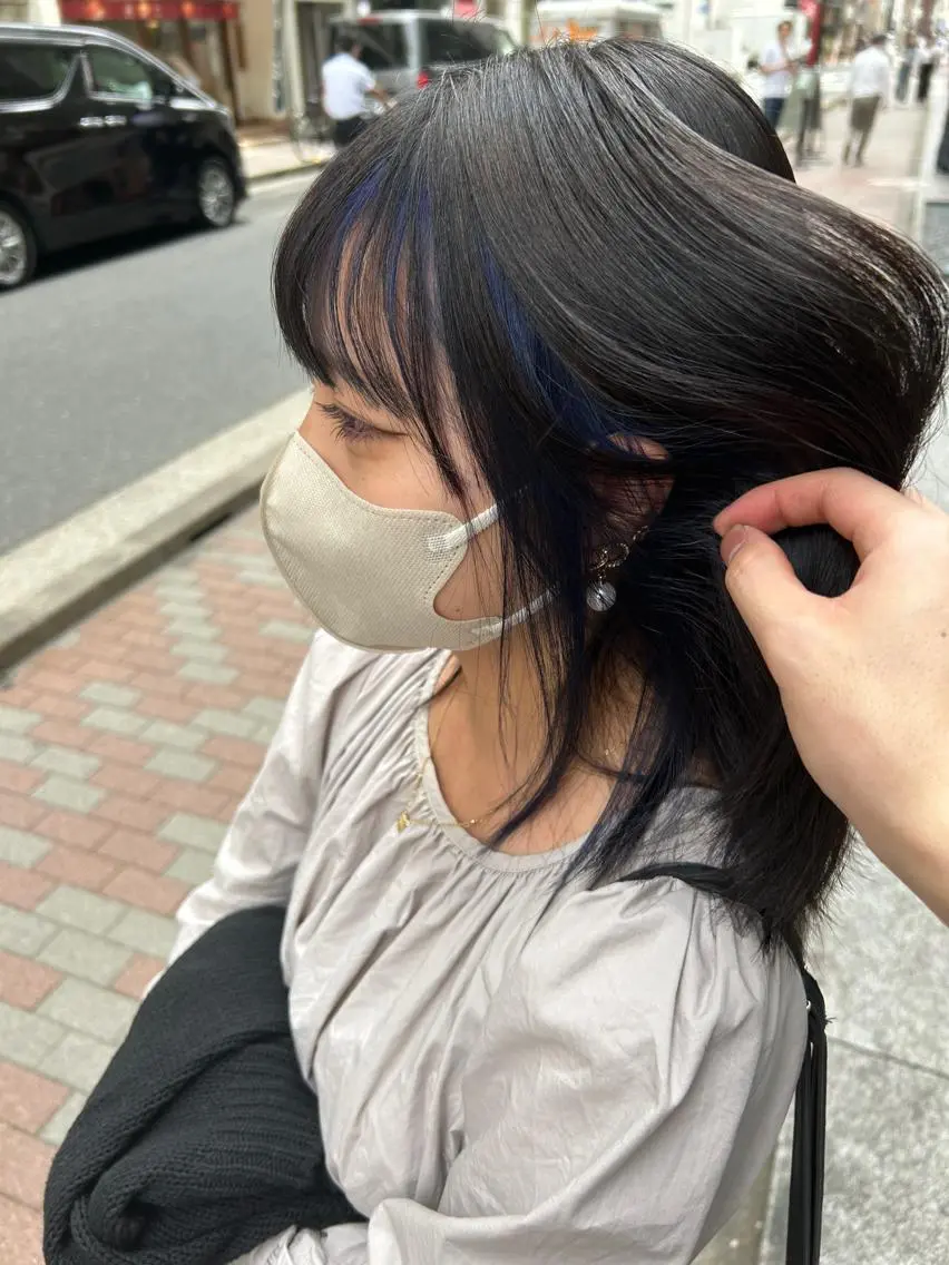 カラー レイヤーカット/ 縮毛矯正🇰🇷早坂のヘアスタイル
