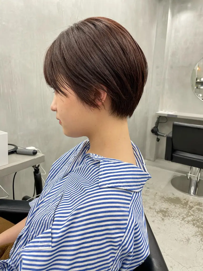 ショート カラー ショートヘア 👑ボブはお任せ ミヤノ👑のヘアスタイル