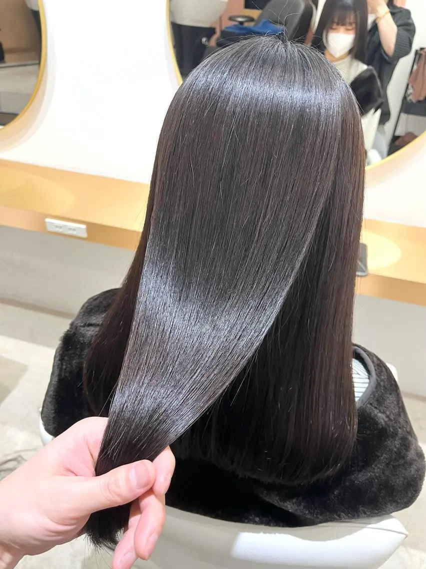 ロング 縮毛矯正 縮毛矯正 美髪矯正・髪質改善 【中村吉孝】のヘアスタイル
