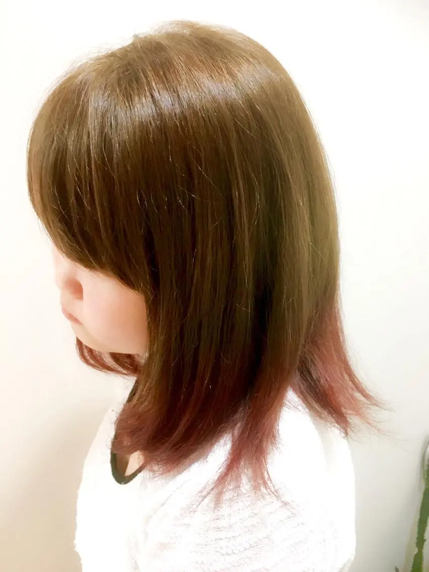 カラー アッシュ グラデーションカラー ピンクカラー 永井 大希のヘアスタイル