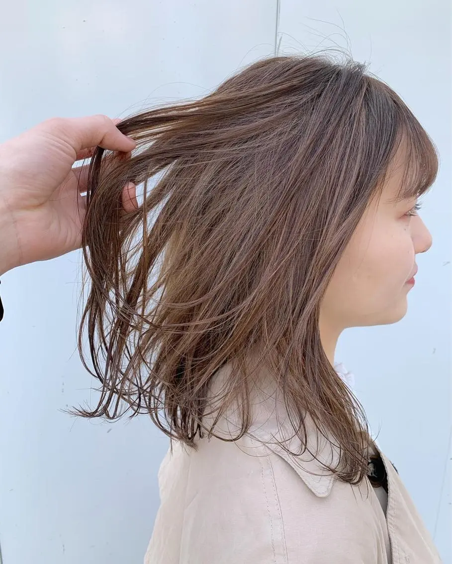 カラー ハイライトカラー 杉山 憂人のヘアスタイル