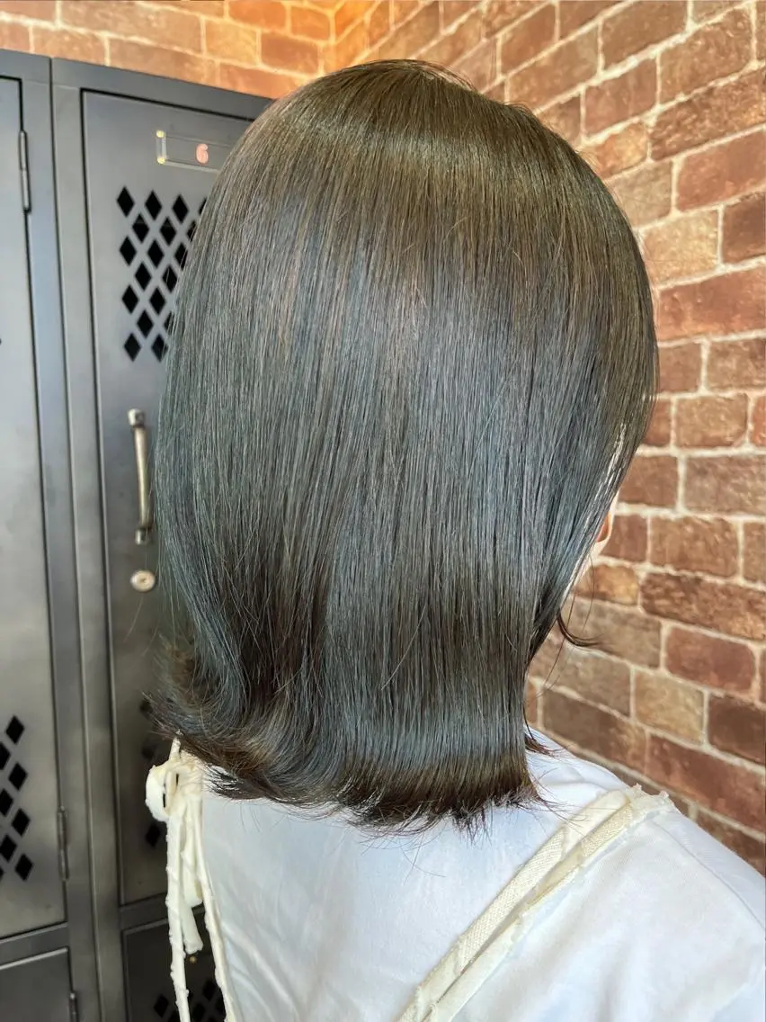 ロング カラー パーマ ヘアアレンジ メンズ キッズ ネイル マツエク・マツパ アイブロウ メンズパーマ ブラウンカラー ケアカラー 透明感カラー ピンクカラー 久木原 ゆりのヘアスタイル