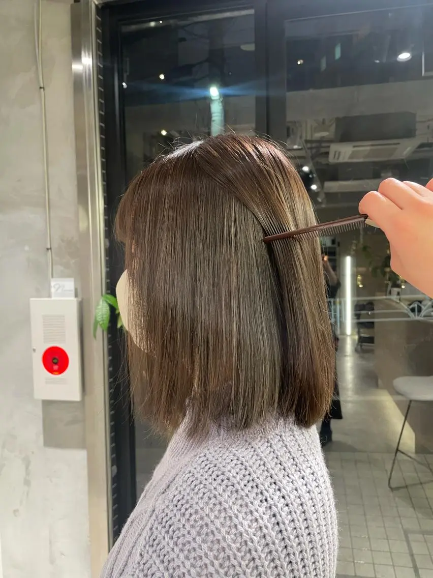 カラー hana🍑 ブリーチなしピンクのヘアスタイル