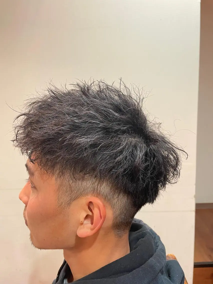 ショート パーマ メンズ 🌙19時以降通える メンズ専門 コーダイのヘアスタイル