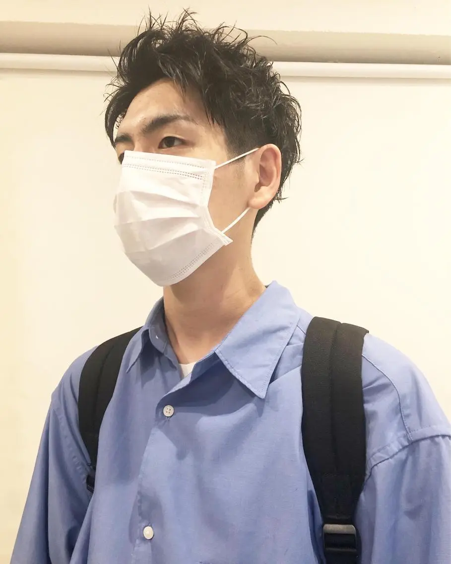 ヘアアレンジ メンズ メンズベリーショート カット トリートメント ヘアセット メンズ特化✂️栗原 侑也のヘアスタイル