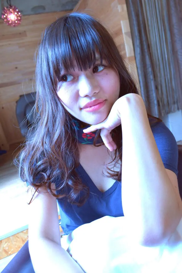 セミロング カラー パーマ ヘアアレンジ belle chambreイブカのその他イメージ