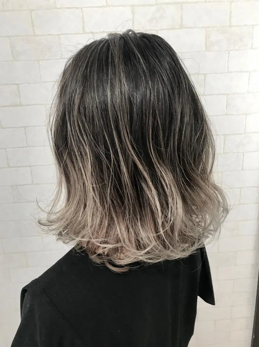 ミディアム カラー 神野 雅樹のヘアスタイル