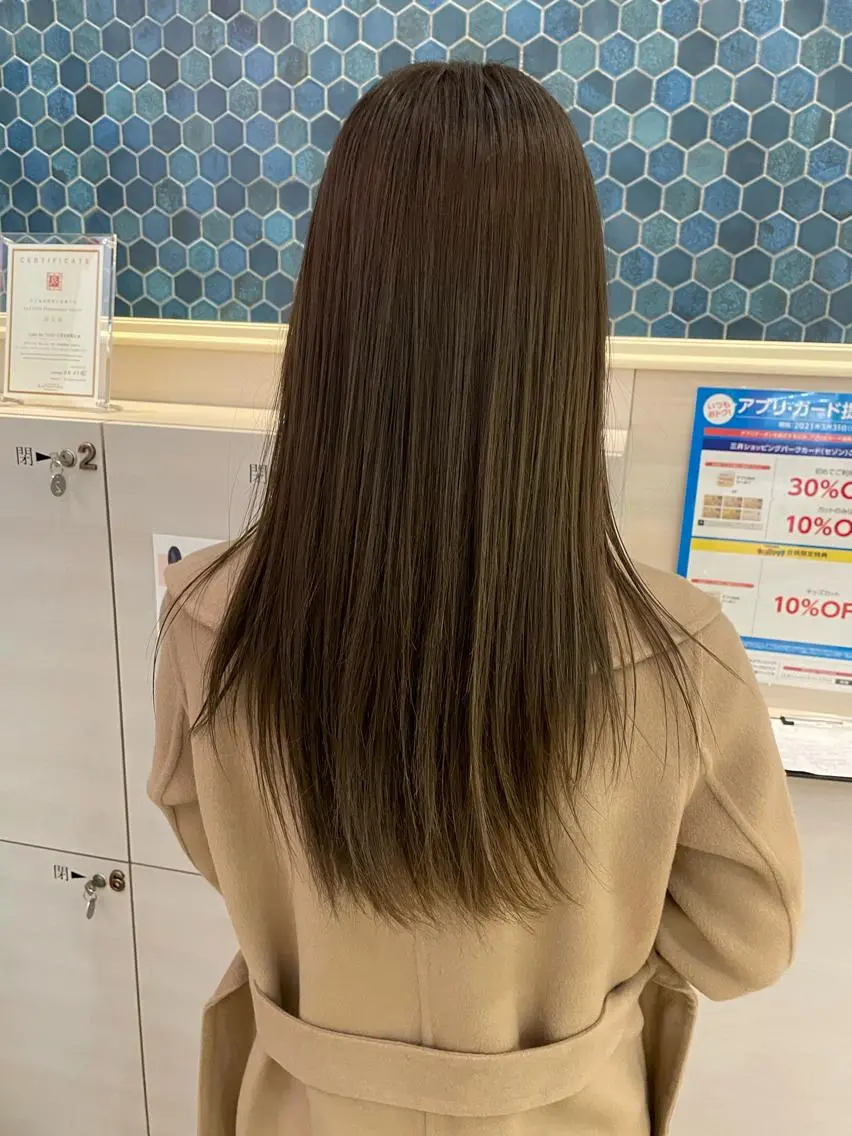 ロング カラー ＊ボブモデル＊ 清水菜穂香のヘアスタイル