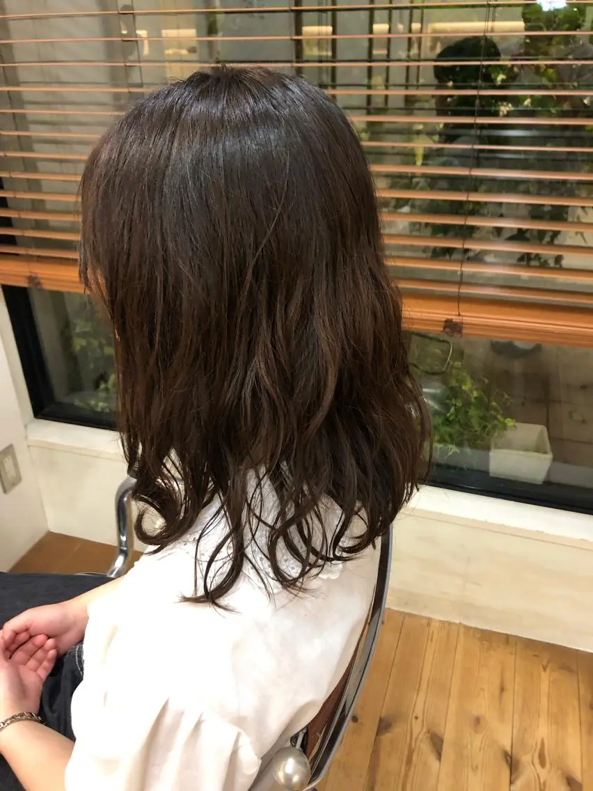 セミロング パーマ セミロングパーマ Sea by LUVISM アヤノのヘアスタイル