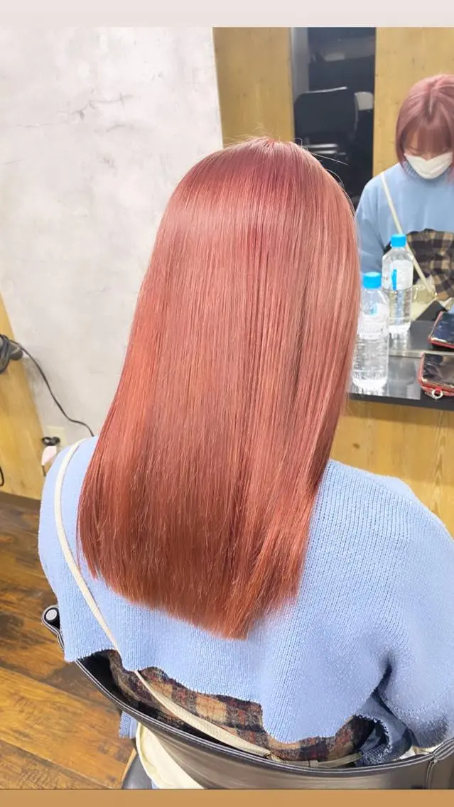 セミロング カラー 髪質改善/レイヤー カット手塚奨のヘアスタイル