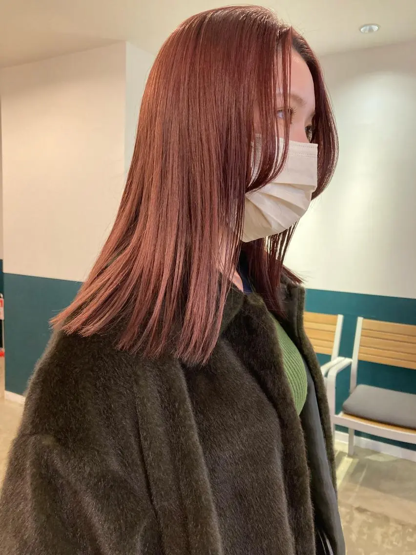 ミディアム カラー ヘアカラー カラーリスト菅野 竜矢🌈のヘアスタイル
