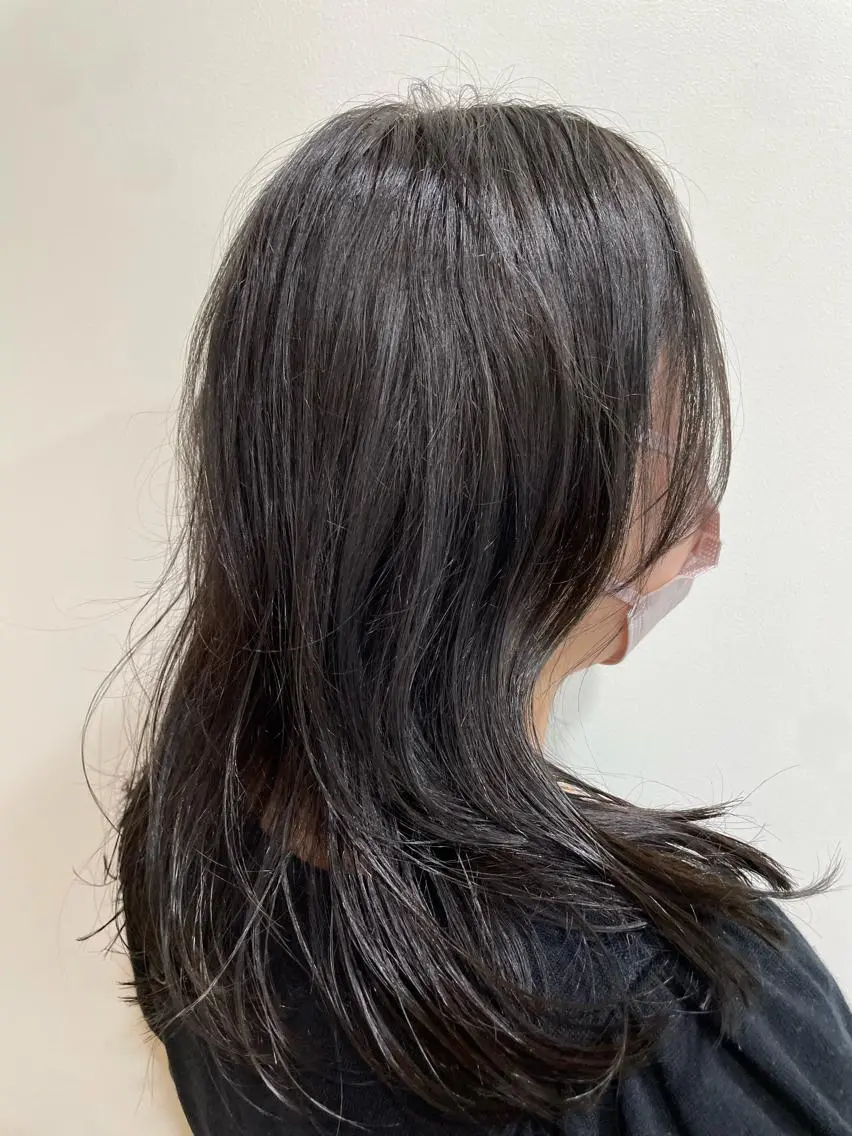 ミディアム カラー カット ヘアカラー トリートメント レイヤー/似合わせ TAKUYAのヘアスタイル
