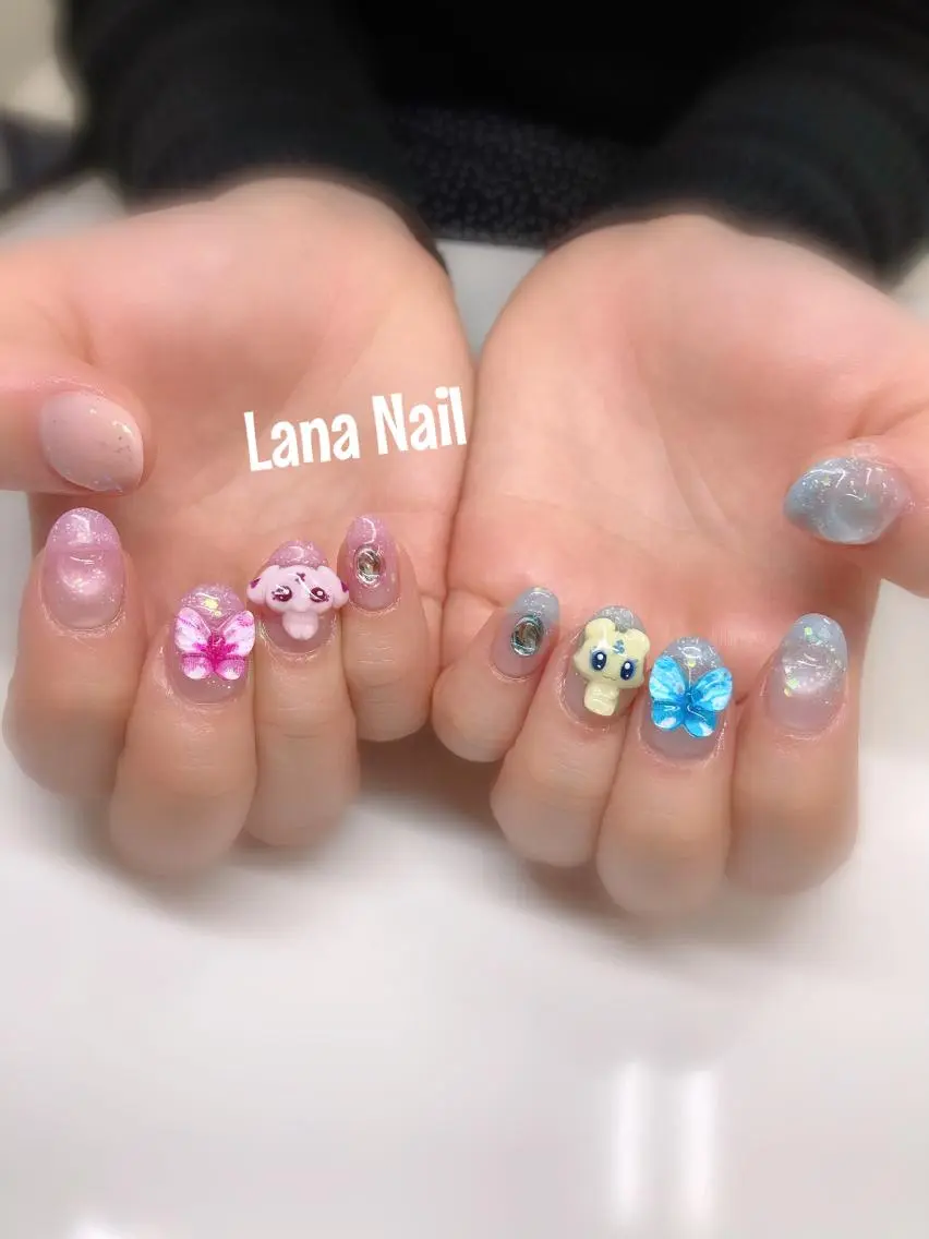 ネイル アートネイル スカルプネイル Lana Nailのネイルデザイン