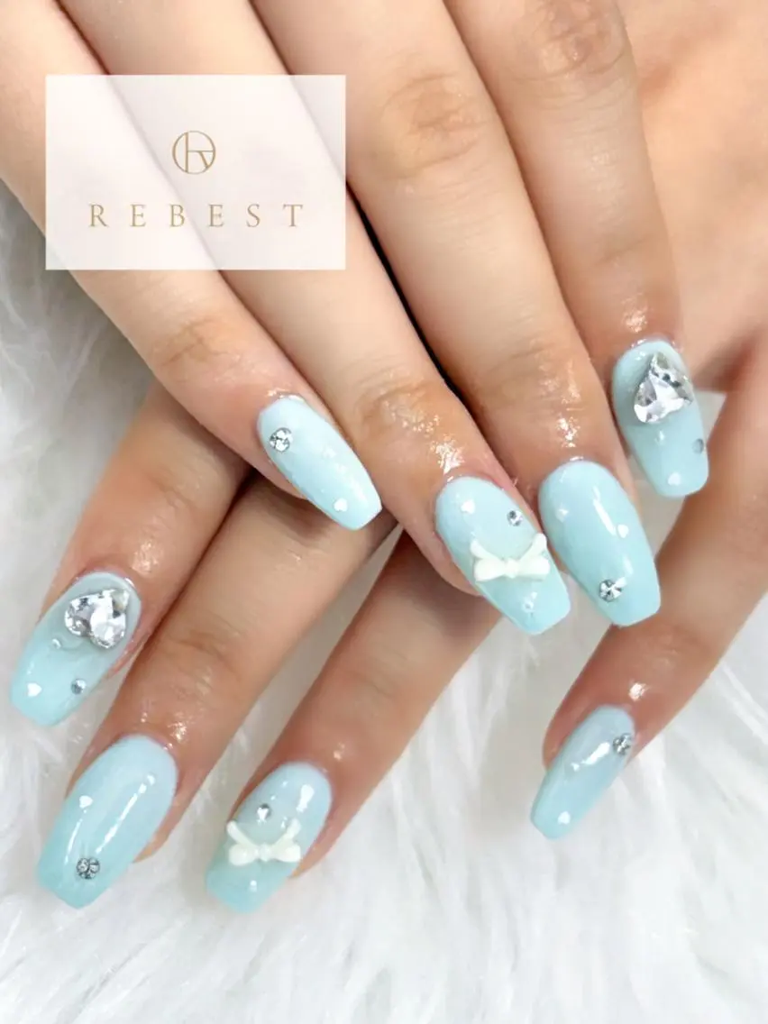 ネイル ハンドネイル 天王寺rebest 💅nailのネイルデザイン