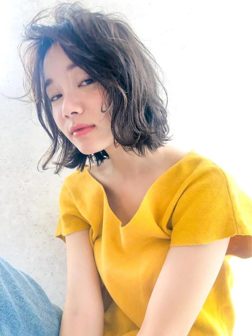 ミディアム カラー ☕️ベージュカラー 内藤光哉☕️のヘアスタイル