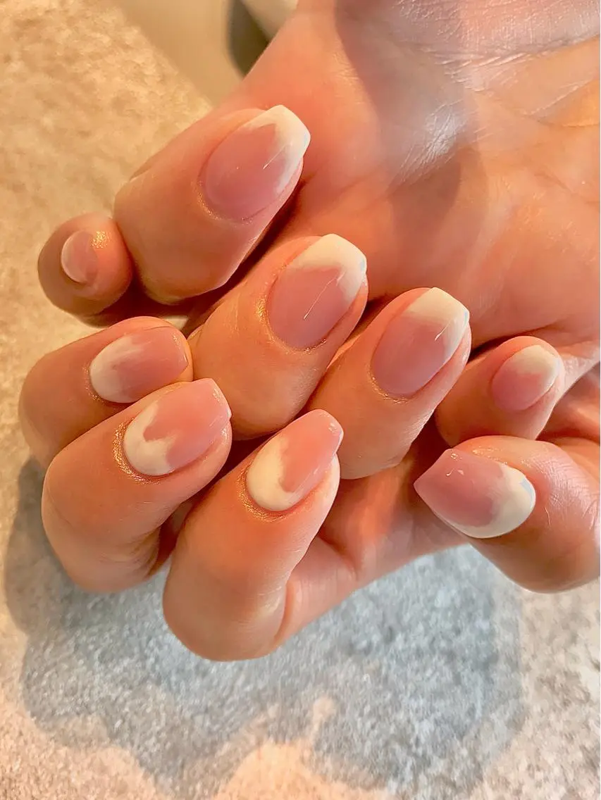 ネイル フレンチネイル ニュアンスネイル ハンドネイル Baden Nail ﾊﾞ-ﾃﾞﾝ ﾈｲﾙのネイルデザイン