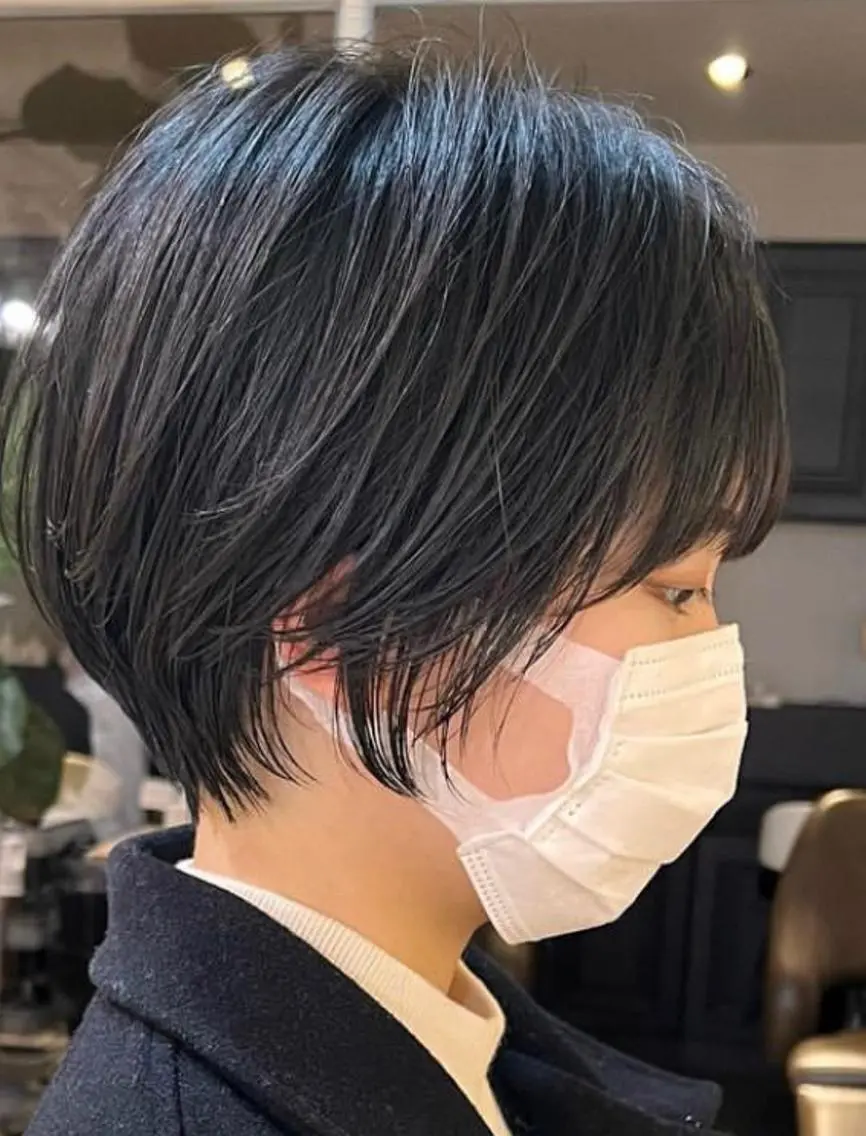 ショート ショートヘア 表参道レイヤーカット 髪質改善山岸季生のヘアスタイル