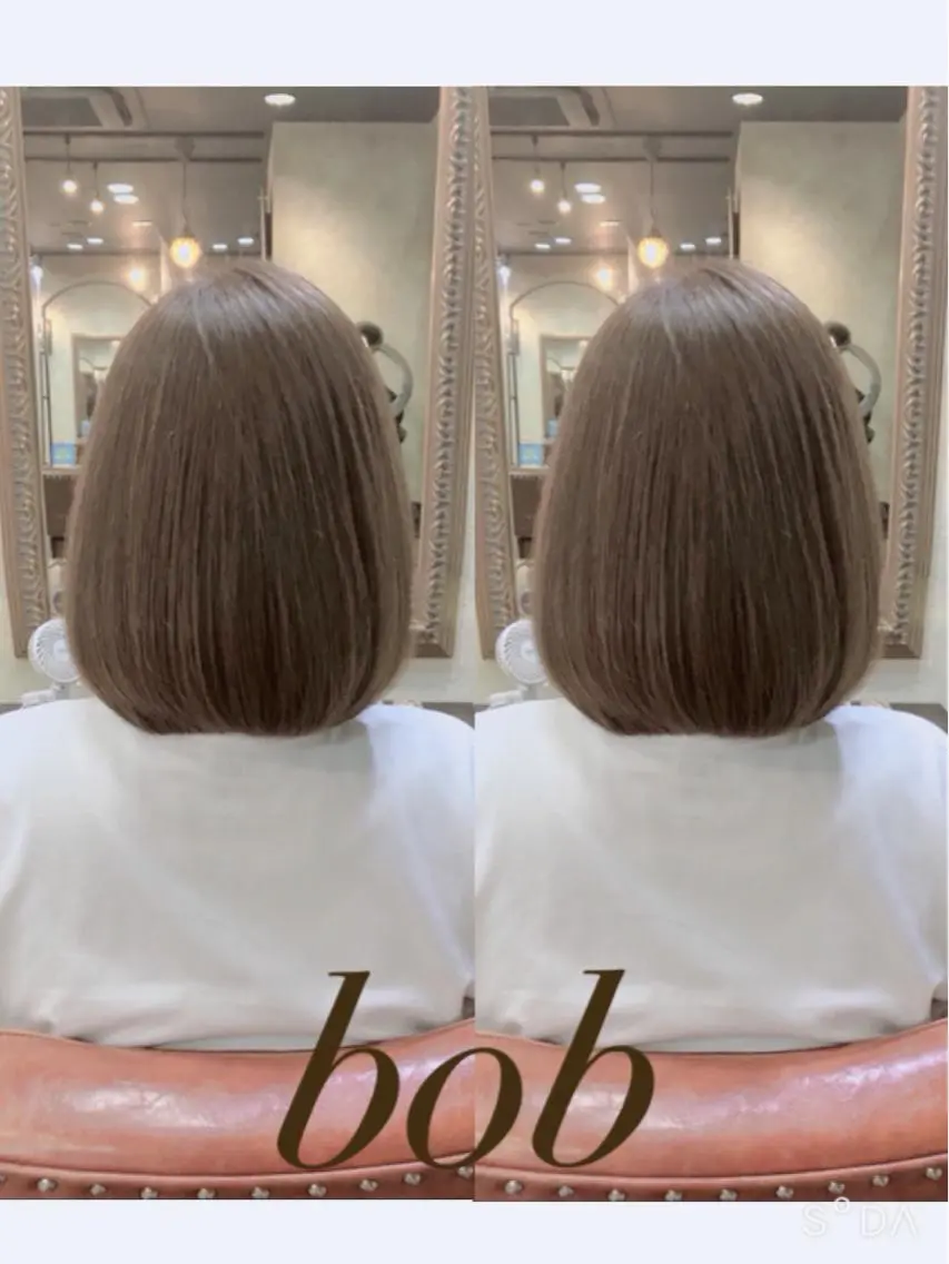 ミディアム 髪質改善✨ストレート オグ✂️/ショートのヘアスタイル