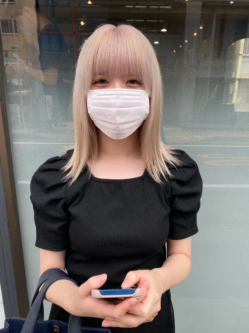 ミディアム ヘアカラー maeda yumiのヘアスタイル
