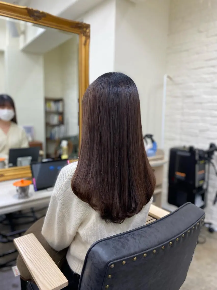 ロング パーマ ウルフ/レイヤー /髪質改善　ナユタのヘアスタイル
