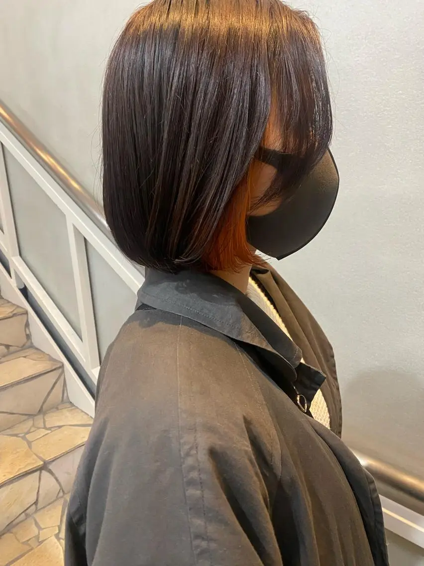 ショート 艶カラー　宮﨑 蒼のヘアスタイル