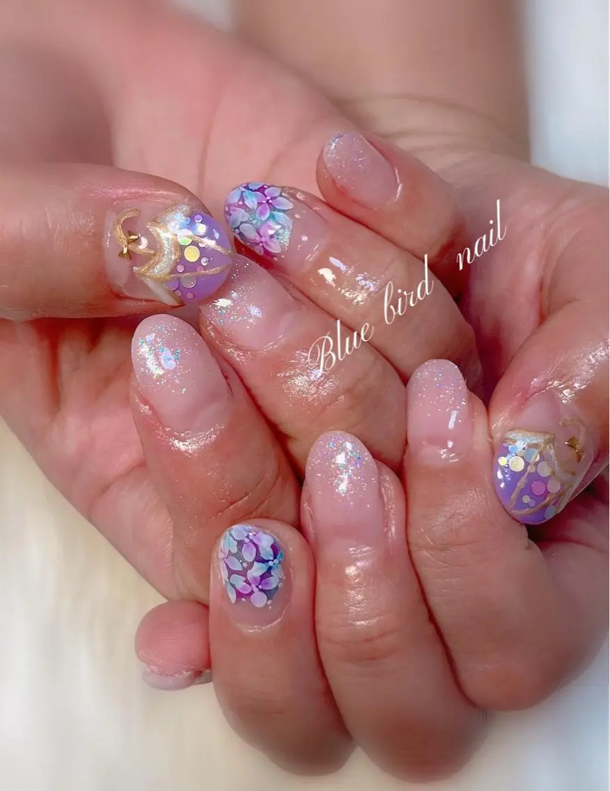 ネイル Blue bird  nailのネイルデザイン