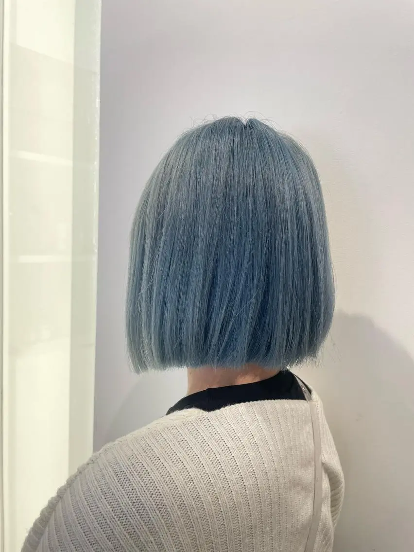 ミディアム カラー パーマ カット ヘアカラー トリートメント ☀️海外レイヤー 🇺🇸/ヒナコのヘアスタイル