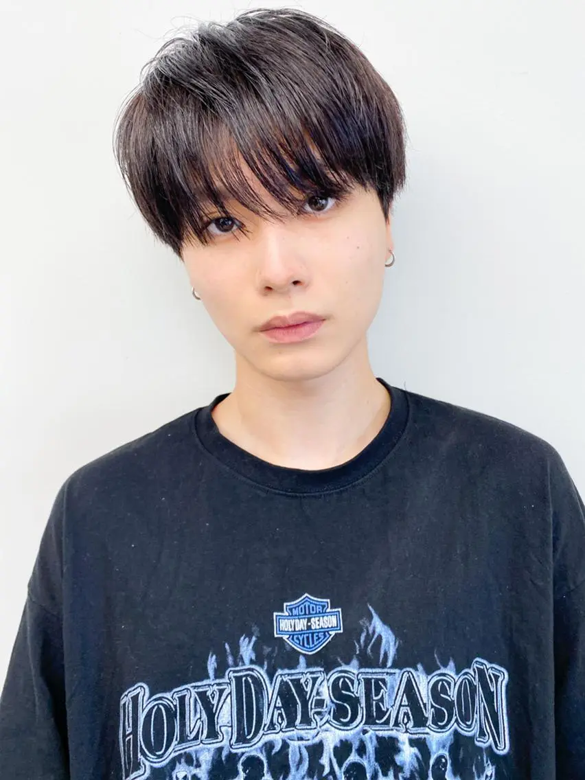メンズ 韓国風パーマ特化 篠崎優也翔のヘアスタイル