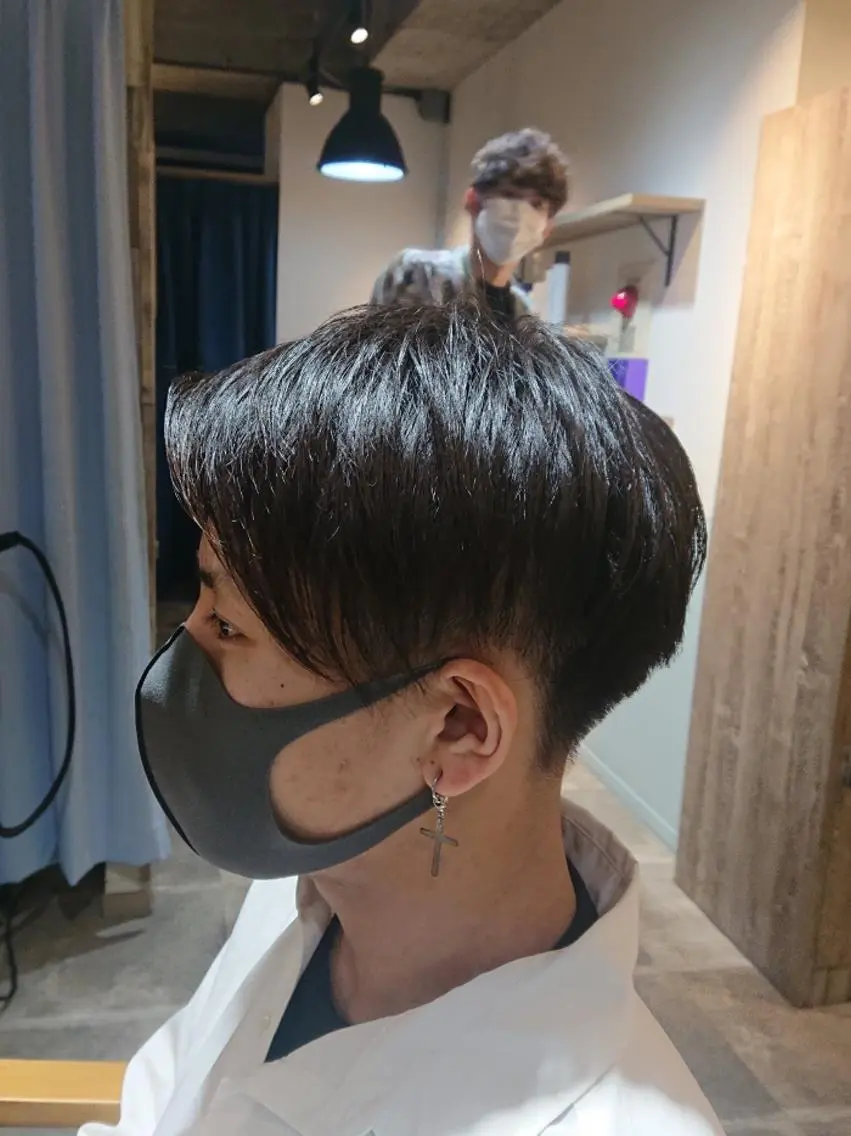 メンズ ショート カット alushe 岡 陽子のヘアスタイル