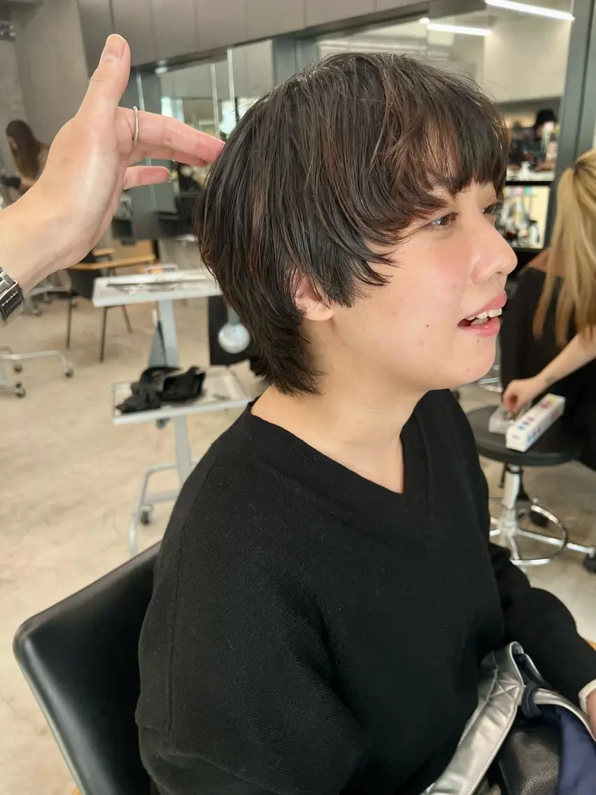 ショート 顔周りカット カット sakoda shunkiのヘアスタイル