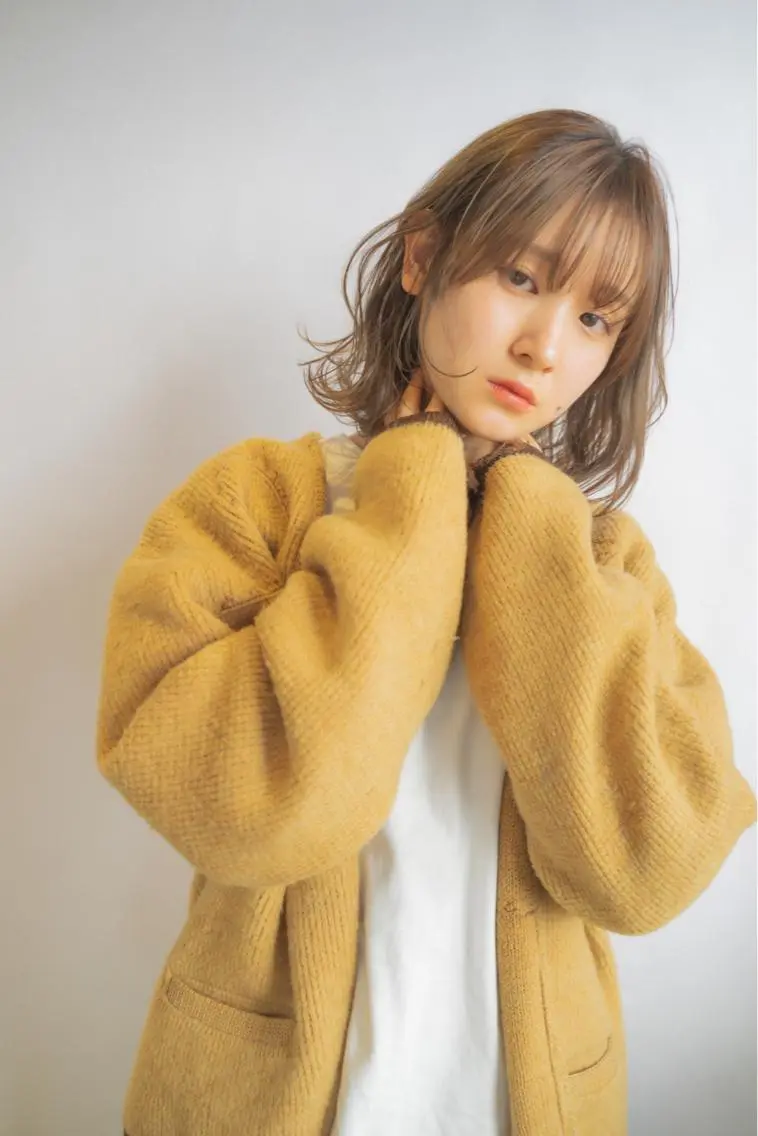 ミディアム 似合わせカット✂️ 稲垣亮平のヘアスタイル