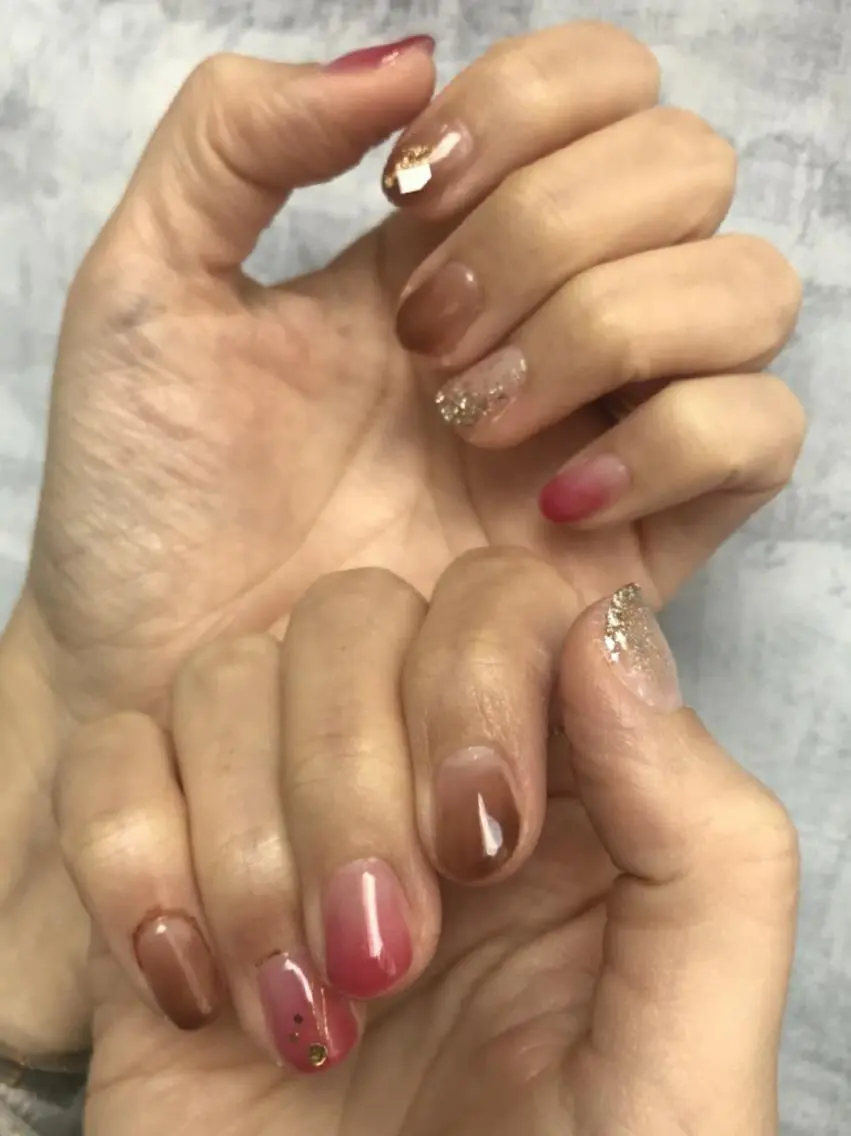 ネイル ニュアンスネイル ハンドネイル ハンドケア lylynail YUUKAのネイルデザイン