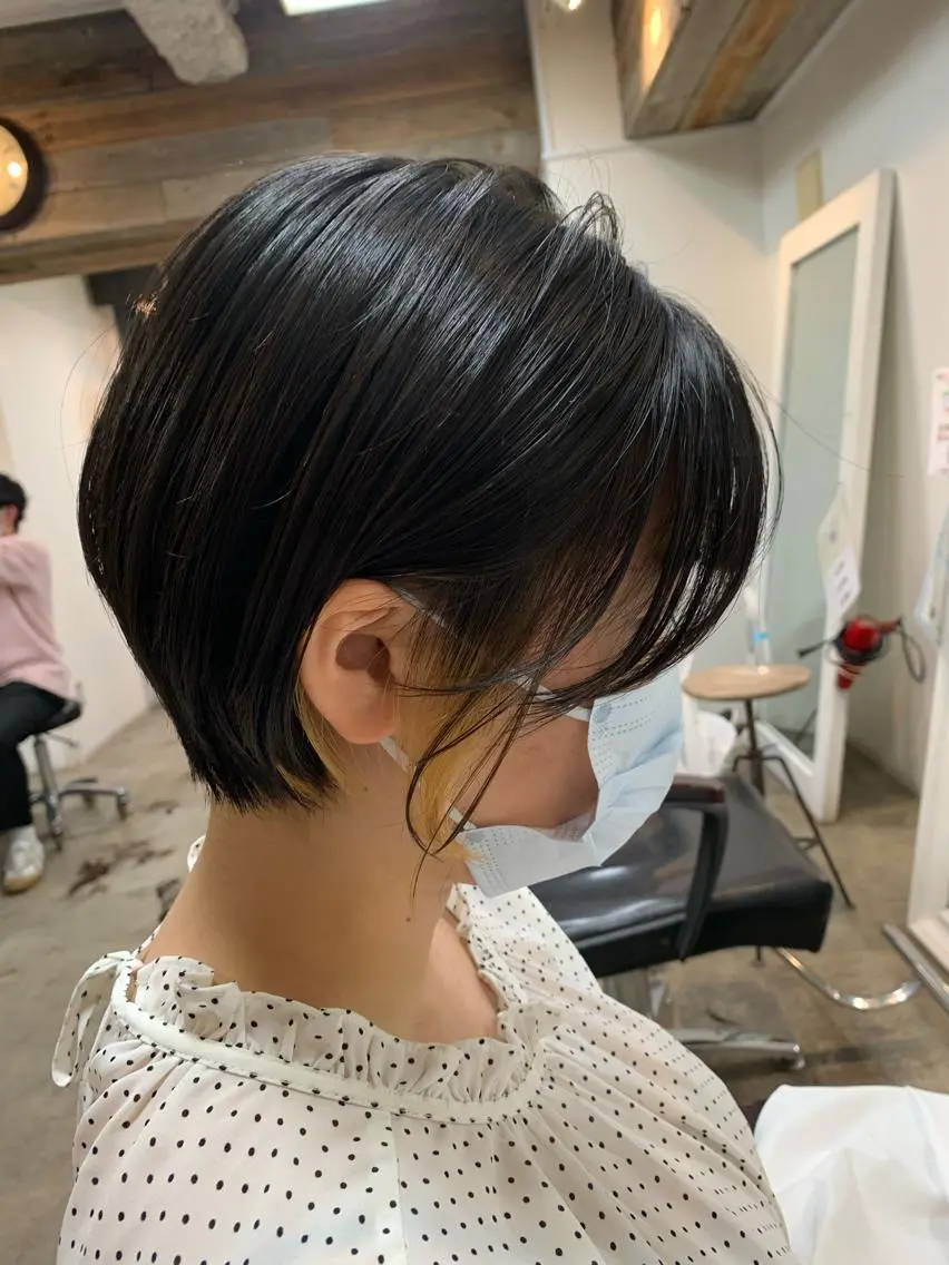 ショート ショートボブ ボブ ショートヘア カット トリートメント 似合わせレイヤー カット/KANNAのヘアスタイル